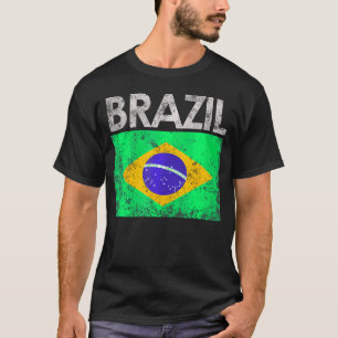 Brasilien-Pridet för brasilianska Flagga T Shirt