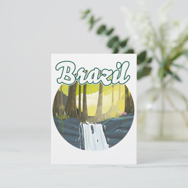 Brasilien regnskog logotyp (Stående Fram)