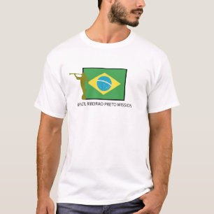 Brasilien Ribeirao Preto beskickning LDS T Shirt