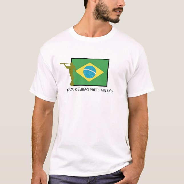 Brasilien Ribeirao Preto beskickning LDS T Shirt (Framsida)