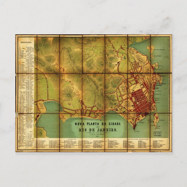 Brasilien Rio de Janeiro. 1867 Vykort (Framsida)