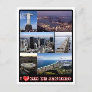 Brasilien - Rio De Janeiro - I Kärlek - Vykort
