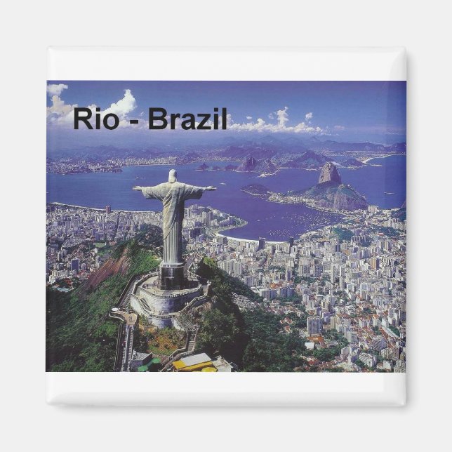 Brasilien Rio De Janeiro (St.K.) Magnet (Framsidan)