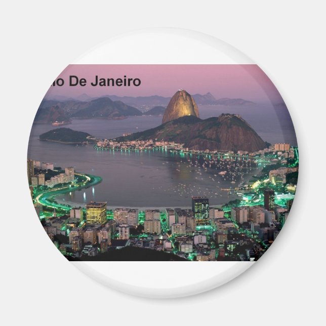 Brasilien Rio de Janeiro Sugar Loaf Mountain (St.K Magnet (Framsidan)