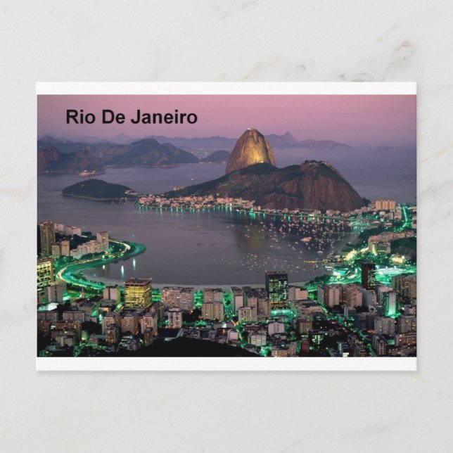 Brasilien Rio de Janeiro Sugar Loaf Mountain (St.K Vykort (Framsida)