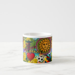 Brasilien Rio de Janiero Sol Travel Colorful Art Espressomugg
