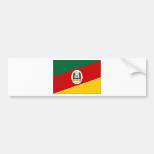 Brasilien Rio Grande do Sul flagga Bildekal