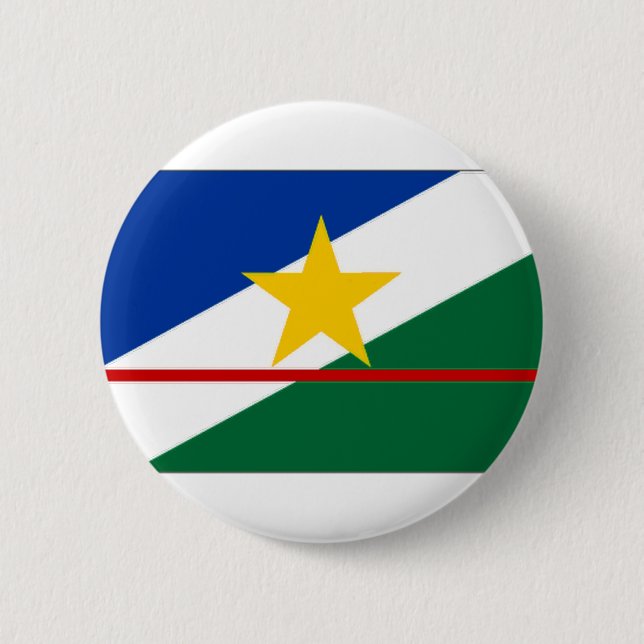 Brasilien Roraima flagga Knapp (Framsida)