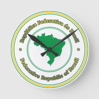 Brasilien Rund Klocka