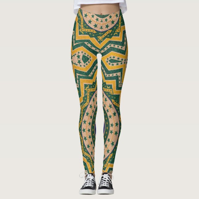 Brasilien samling leggings (Framsida)