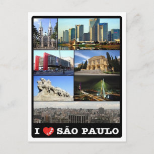 Brasilien - Sao Paulo - I Kärlek - Vykort