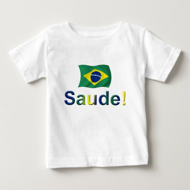 Brasilien Saude! T-shirt (Framsida)