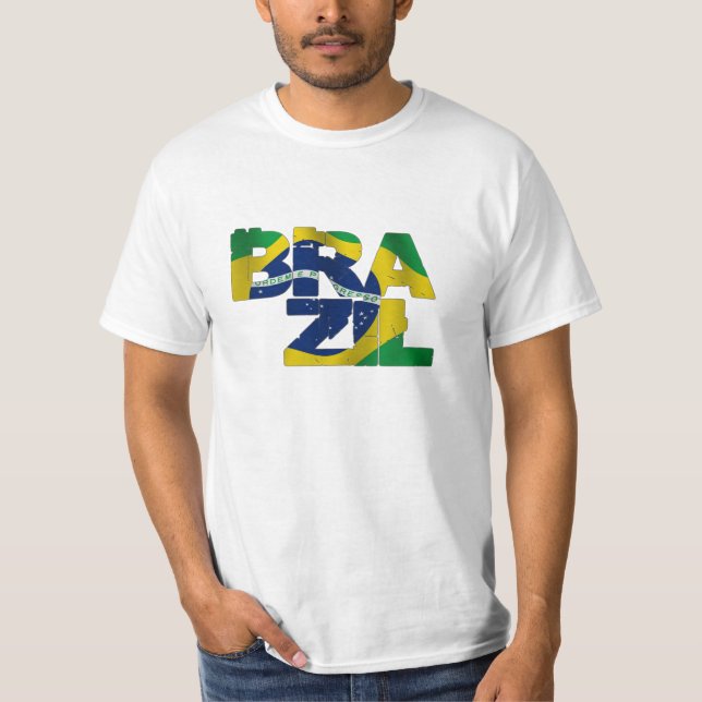 Brasilien skjorta tee (Framsida)