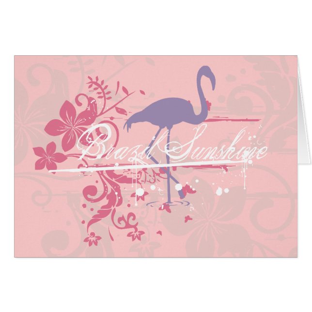 Brasilien solskenTshirts och gåvor Hälsningskort (Framsidan Horizontal)