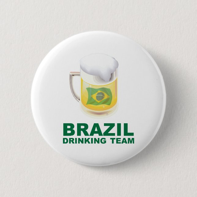 Brasilien som dricker laget knapp (Framsida)