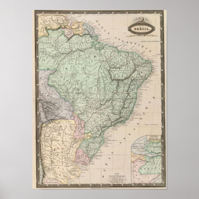 Brasilien, Sydamerika 2 Poster (Framsidan)