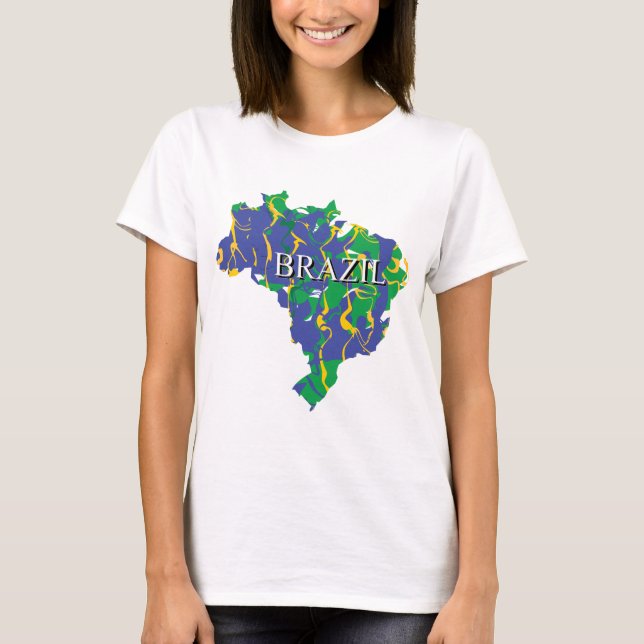 Brasilien T-Shirt (Framsida)