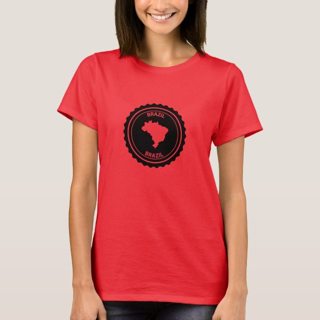Brasilien T Shirt (Framsida)