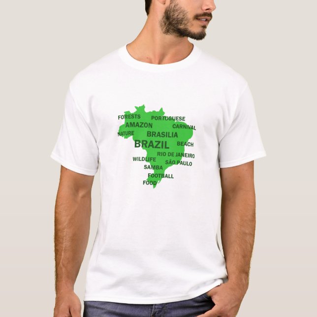 Brasilien T Shirt (Framsida)