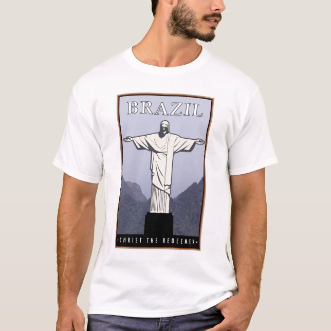 Brasilien Tee Shirt (Framsida)