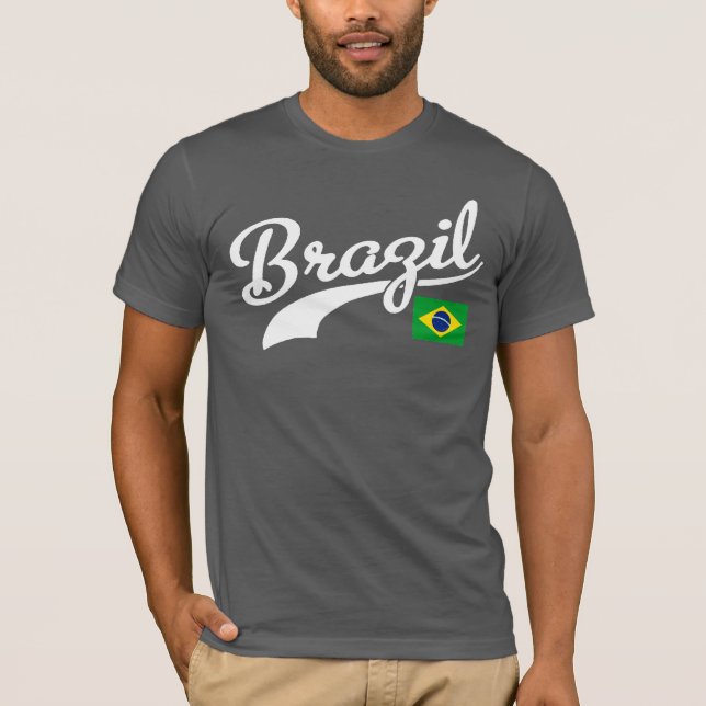Brasilien Tee Shirt (Framsida)