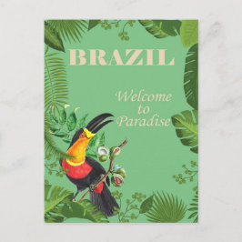 Brasilien Toucan Vintage resor Vykort