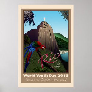 Brasilien Travel Poster