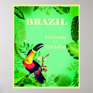 Brasilien Travel Poster