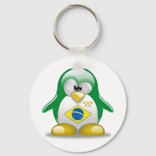 Brasilien Tux Nyckelring