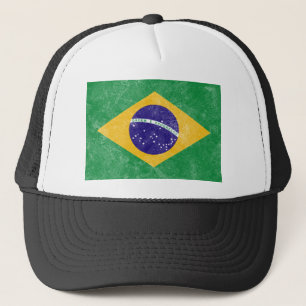 Brasilien vintageflagga keps