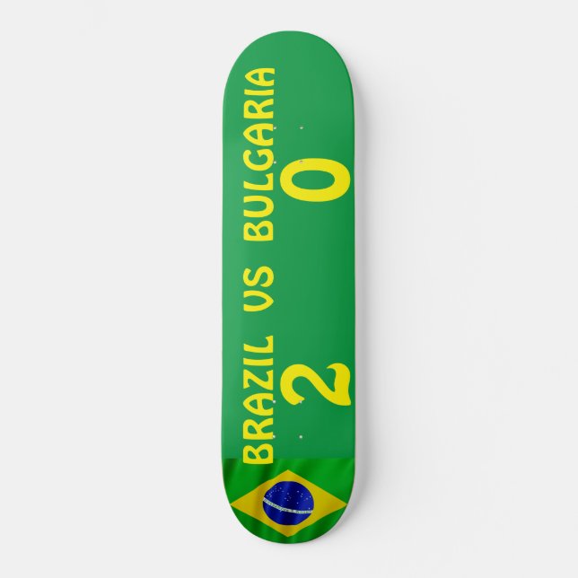 BRASILIEN  VS BULGARIEN Skateboard (Framsida)