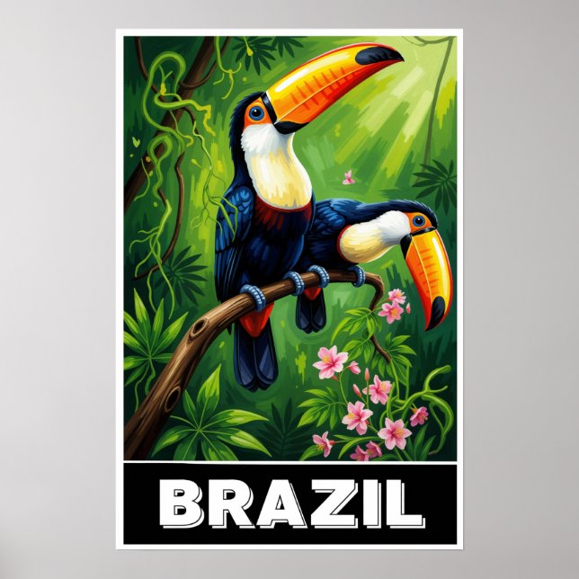 Brasilienaffisch Poster (Framsidan)