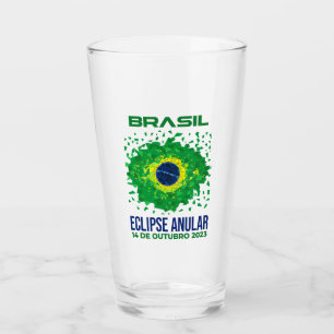 Brasiliens Annular Eclipse Glass Glaskopp