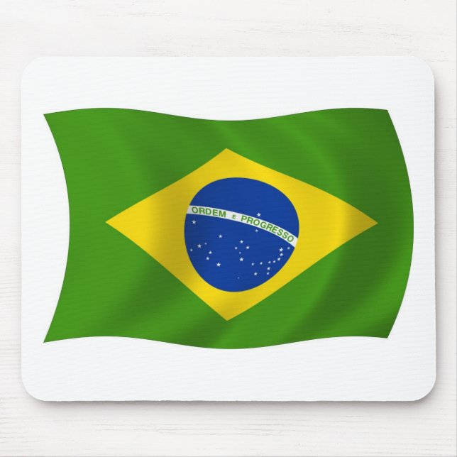 Brasiliens flagg Musmattor (Framsidan)