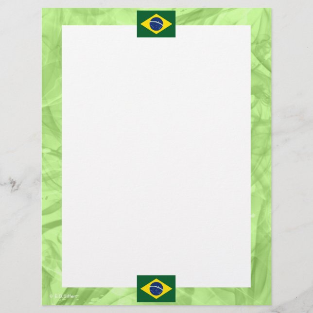Brasiliens flagga (Framsida)