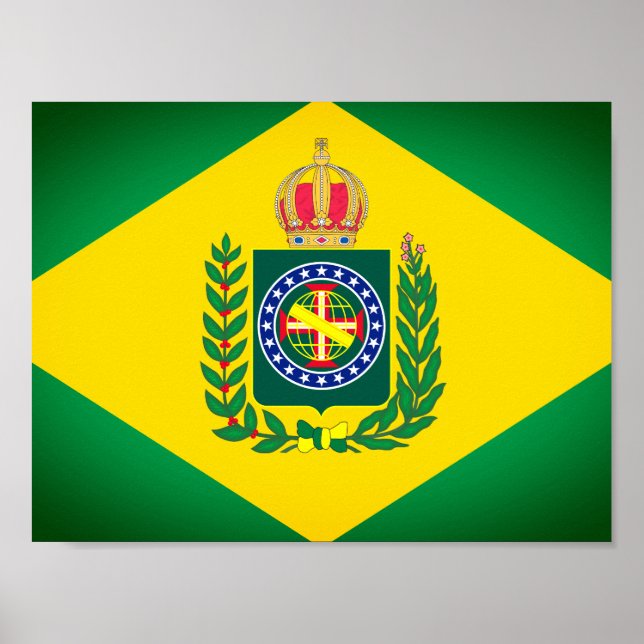 Brasiliens flagga poster (Framsidan)