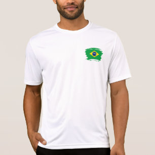 Brasiliens flagga t shirt