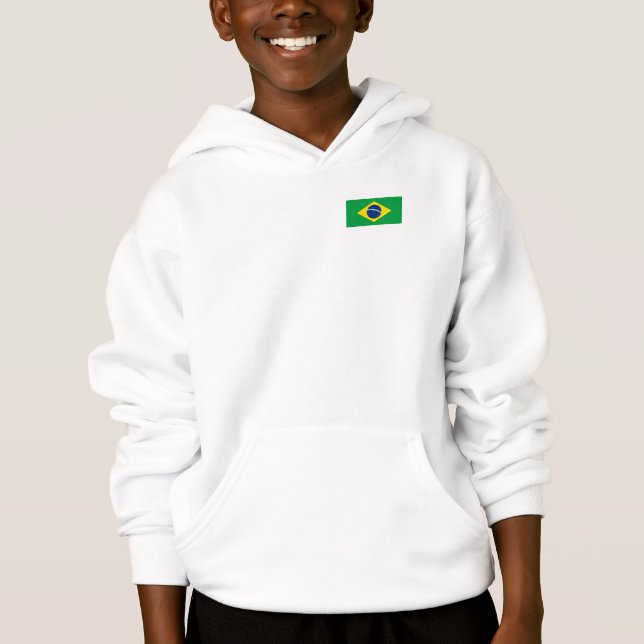 Brasiliens Flagga Tröja (Framsida)