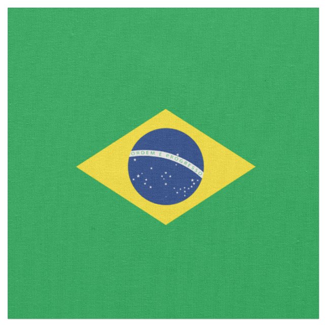Brasiliens flagga tyg (Närbild)