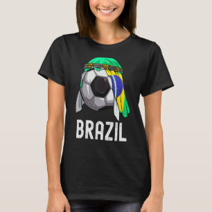 Brasiliens fotbollslag 2022 Arabiska Keffiyeh Bras T Shirt
