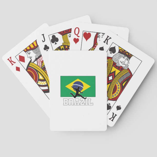 Brasiliens fotbollslag casinokort (Baksidan)