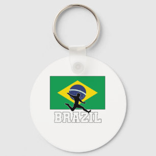 Brasiliens fotbollslag nyckelring
