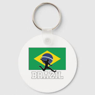 Brasiliens fotbollslag nyckelring