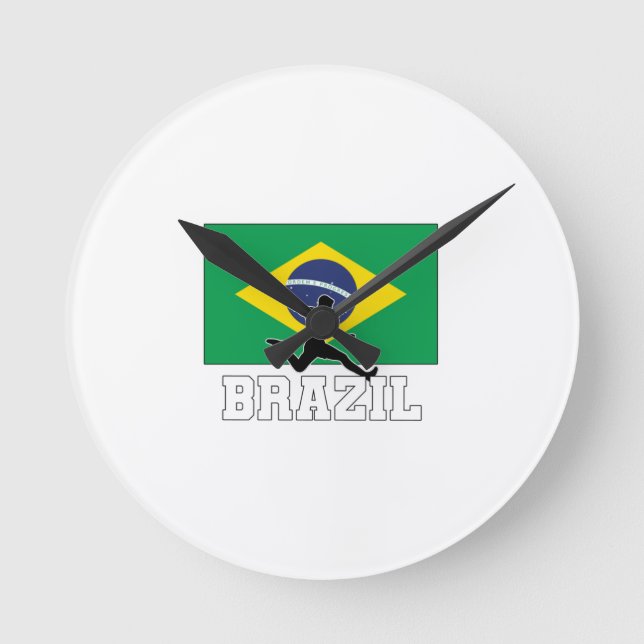 Brasiliens fotbollslag rund klocka (Framsida)