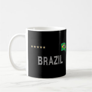 Brasiliens fotbollsspelare i Fläkt Kaffemugg