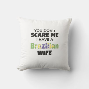 Brasiliens gåva du Skrämmer mig inte att jag har e Kudde