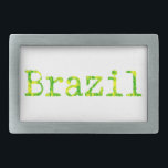 Brasiliens Grönt- och Gult-teckensnitt<br><div class="desc">Brasilien i typsnittet grönt och gult. Ursprunglig design.</div>
