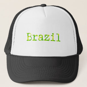 Brasiliens Grönt- och Gult-teckensnitt Keps