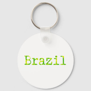 Brasiliens Grönt- och Gult-teckensnitt Nyckelring
