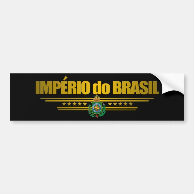 Brasiliens imperium bildekal (Framsidan)